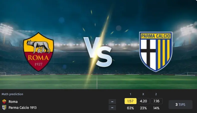 Roma vs Parma analizi