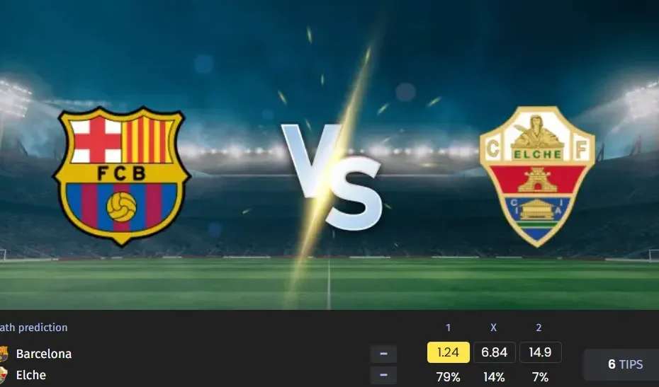 Futbol Barcelona vs Elche Kim Kazanır