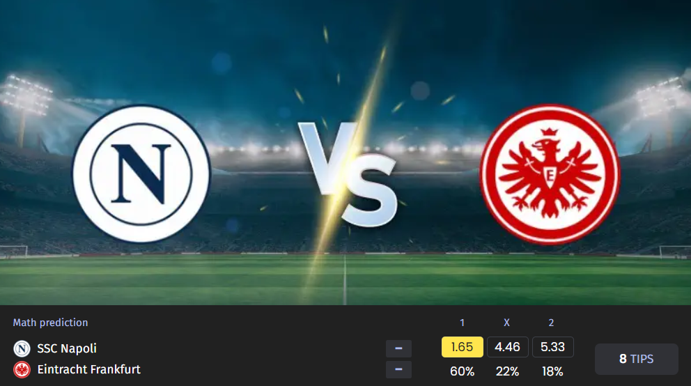 Futbol Napoli vs Eintracht Frankfurt Kim Kazanır?