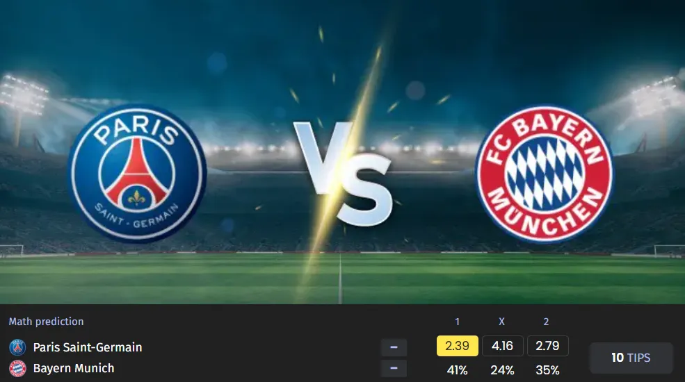 Futbol PSG vs Bayern Kim Kazanır?
